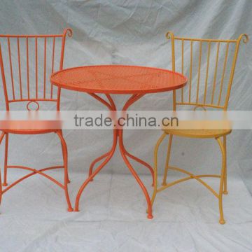 Garden furniture set table and two Chairs