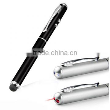 Laser pointer stylus touch pen LED light