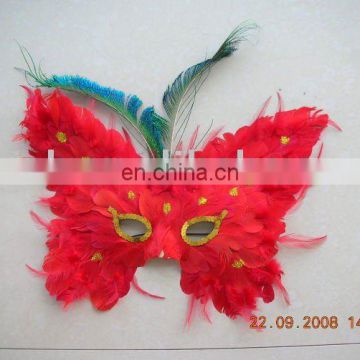 party carnival masquerade feather mask MPM-023