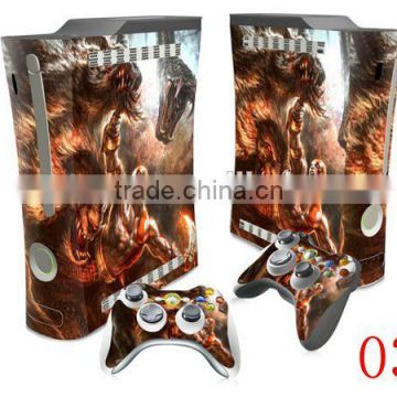Console skin sticker for xbox 360 Decal 2controller GOD OF WAR