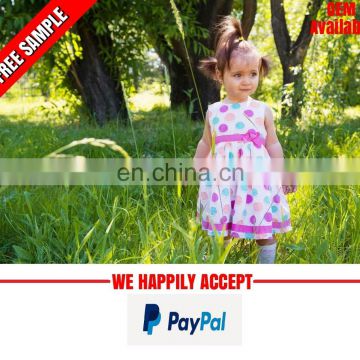New fashion flower dress for baby girl