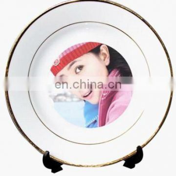 Ceramic sublimation plate of souvenir