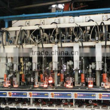 I.S. machine for glass bottle production