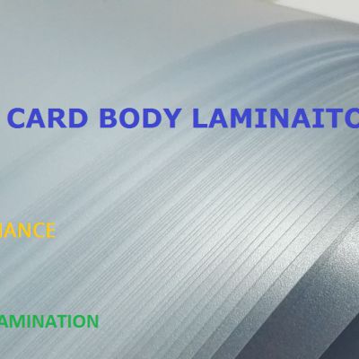 0.04mm 0.05mm 0.06mm Pvc Overlay Sheet Roll for Smart Card Production