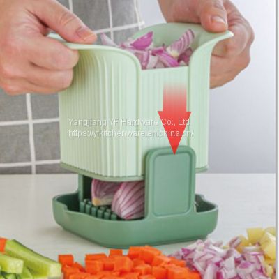 Plastic Multifunction Quick Onion Vegetable Food Dicer Kitchen Gadget Fruit Cutter potato chopper