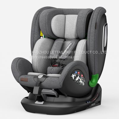 2023 Hot Sell 360 Degrees Injection Molding Baby Car Seat with SIPS and Isofix
