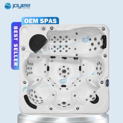 JOYEE New Filter Water Core BalBoa Acrylic 6 Person Size Massage Spa Hot Tub For Outdoor