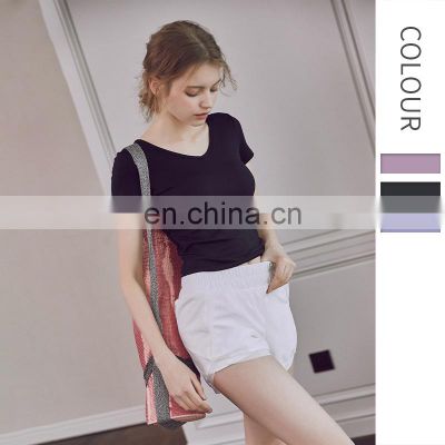 The new quick-drying cultivate one's morality show thin blazer women running workout clothes tights smock yoga clothing