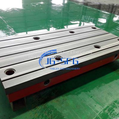 Cast Iron T-slotted  Floor Plates & Layout Plates for milling machine