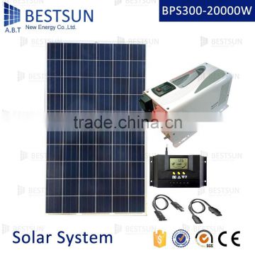 New Arrival Solar Energy System 1000W bestsun BFS-1kw Solar Panel Power System for Home and Residential