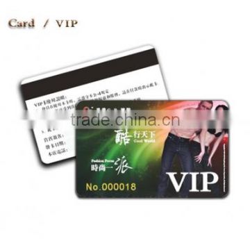 Standard Size PVC Club VIP Card