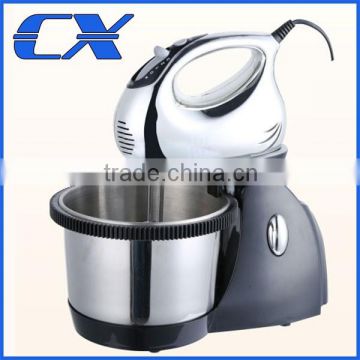 300W Kitchen Professional Stand Mixer With Rotating Stainless Steel Bowl For Baking Cake ABS Plating High Quality Stand Mixer