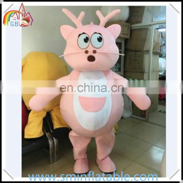 Promotion dragon mascot costume, plush animal character cosplay costume for adult