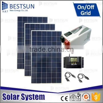 BESTSUN 3000W Complete off grid Solar power system Portable home solar power system