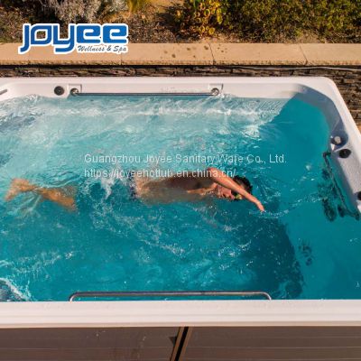 JOYEE Endless Pool Spa Swimming Pool Hydro Whirlpool 2 Person BalBoa System Massage Spa Hot Tub