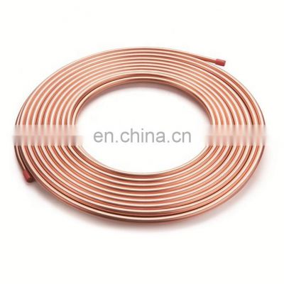 High quality Refrigeration air conditioner connecting  copper pipe  manufacture pancake coil capillary copper coil copper tube
