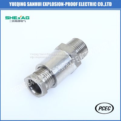 Single compression Ex d  type non-armored cable gland IP66
