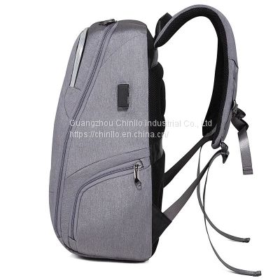 men casual Lightweight mochilas computer usb smart Waterproof mochilas rucksack 19 inch bag black laptop Backpack