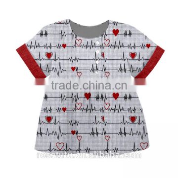 Heart to heart of the pattern is very beautiful gives a quiet feeling the top 50 children's clothing wholesale