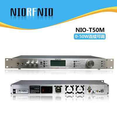 NIORFNIO T50M 50W FM transmitter, high-power USB playback farm application 5-kilometer range