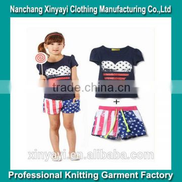 Kid Wear Girl Clothing and Pants With Printing / T Shirt Printing Made in China Jiangxi Nanchang