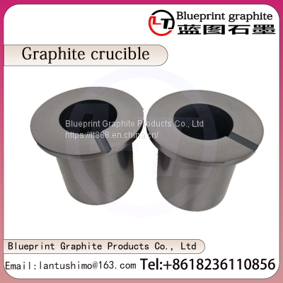 Graphite crucible for melting precious metals
