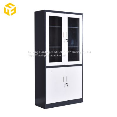 Factory Cabinet Steel Cupboard Glass Door Steel Instrument Cabinet File Cabinet