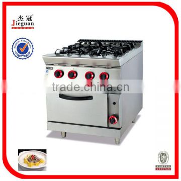 Free standing Stainless Steel Cooking Gas Ranges with Oven GH-787A