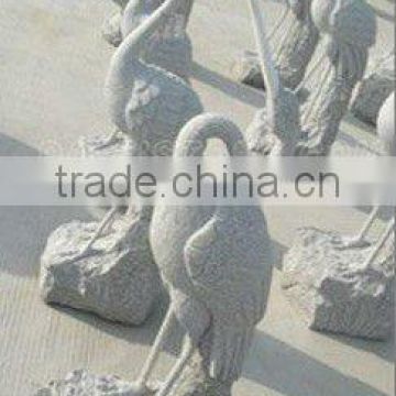 Granite Crane Sculpture