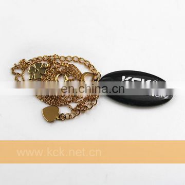 KCK Gold bracelet tag gold necklace SEAL LOCK