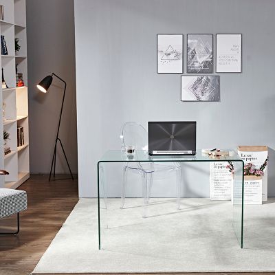 Popular High Quality Office Executive Desk L-Shaped Office Computer Computer Glass Desk