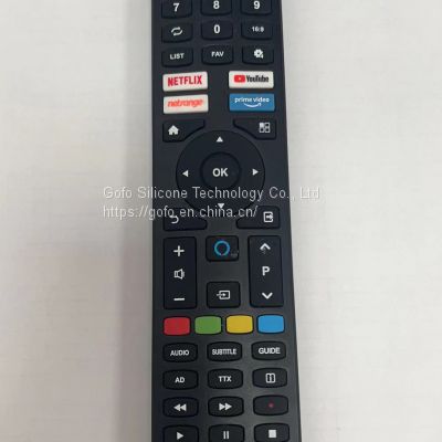 Manufacturer Silicone Button Silicone Button For TV Remote Control 52 Buttons NEFLIX GOOGLE