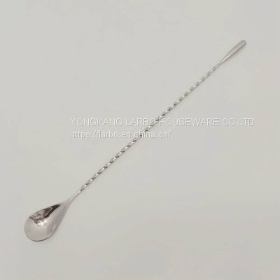 Tear Drop Bar Spoon With Spiral Pattern Wholesale Price