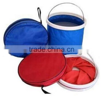 High quality stock 9L outdoor folding bucket