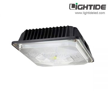 ETL/CETL listed outdoor led canopy lights for gas station, 60W,  100-277vac, 5 yrs warranty