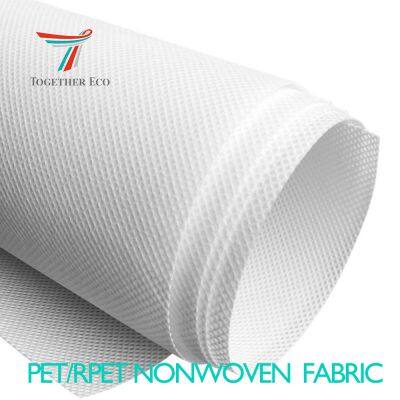 100 polyester Pet spunbond non woven fabric Factory