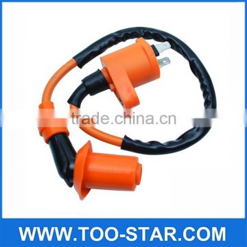 Orange Color High Performance Scooter Ignition Coil For GY6 50cc 150cc motorcycle