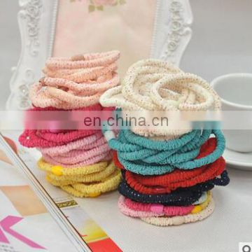 rope high elastic plate made of nylon plastic buckle withholding colored beads circle hair accessories head band