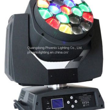 Pro LED Lighting, Dj Lighting, 19*15W LED Moving Head Light With Zoom