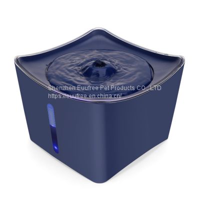 ABS Material Indoor Pet Water Fountain with LED Light