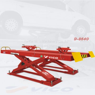 Dual Trolley/ In-Ground  Pulley Hydraulic Scissor  Car Lift #V-JSD-8540