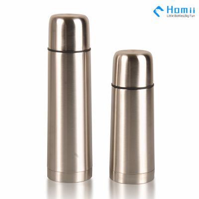18/8 stainless steel insulated bullet driking water bottle with lid