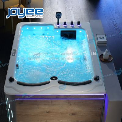 JOYEE Acrylic SERC Skirt LED Light Whirlpool Massage Spa Bathtub
