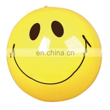PROMOTIONAL gift Inflatable blow up SMILE LOVE HEART EYES EMOJI FACE beach ball GC004