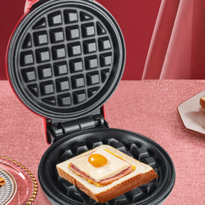 OEM/ODM MIN Waffle Maker home waffle machine breakfast bread machine sandwich machine adjustable temperature control electric cake pan