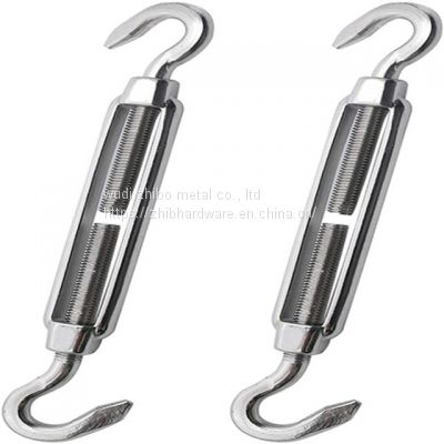 304/316 Stainless steel European open body turnbuckle(hook&hook)