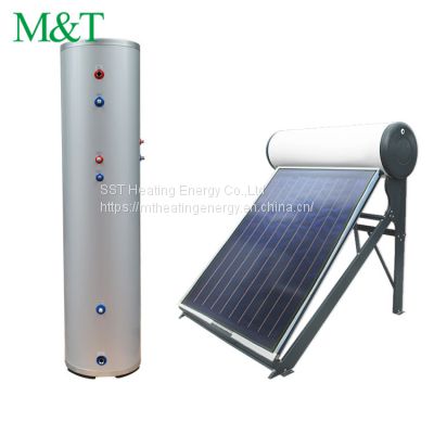 Stainless steel tank 50 l flat plate solar water heater pressurized project