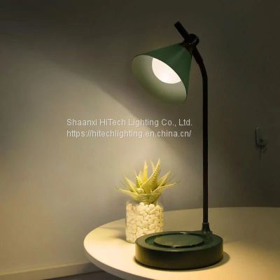 LED Table Lamp USB Charging Stepless Dimming 3 Light Colors Student Reading For Home Bedroom Bedside Light Bendable Desk Lamps