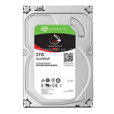 Seagate IronWolf 3Tb NAS Internal Hard Drive HDD – 3.5 Inch Sata 6GB/S 5900 RPM 64MB Cache for Raid Network Attached Storage ST3000VN007