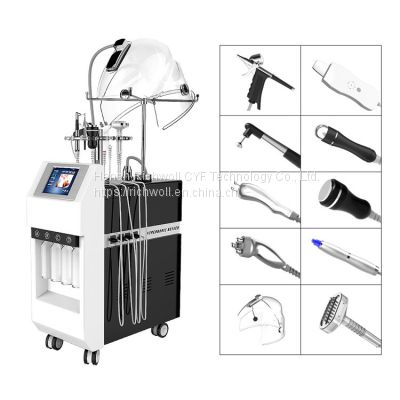 Professional oxygen jet facial Deep Cleansing Space aqua Water Dermabrasion Oxygen for skin care